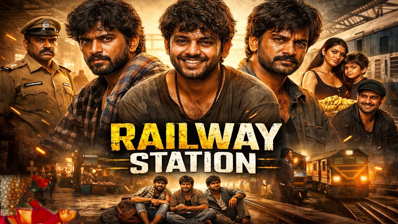 RAILWAY STATION | New South Indian Hindi Dubbed Action Romantic Movie | Shiva, Sandeep, Jayanth