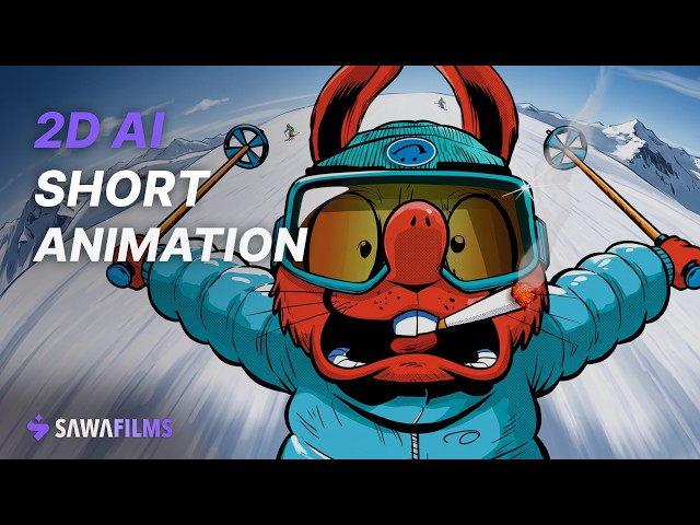 LOOBY ON ICE | High-Octane 2D AI Animation