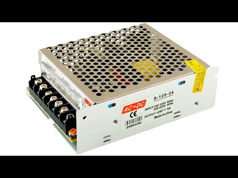 Импульсный блок питания S-120-24 (24V 5A 120W) с Aliexpress (Power Supply)