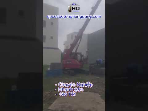 Ép Cọc Bê Tông Tại Vĩnh Phú 2