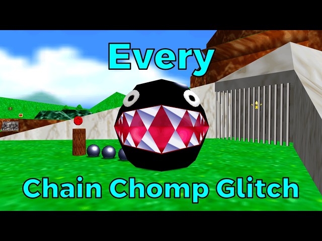 Every Chain Chomp Glitch in Super Mario 64