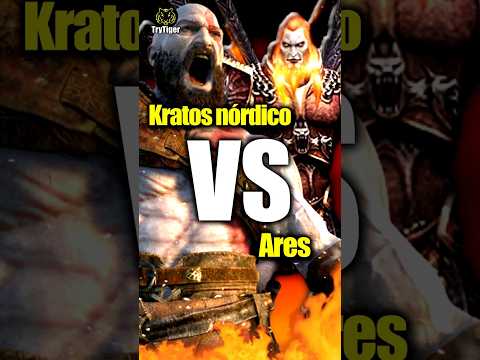 Kratos Nórdico VS Ares ¿Quién ganaría? 🔥 #trytiger #kratos #godofwar