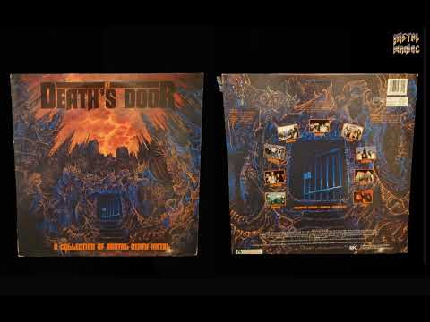 AT DEATH'S DOOR(A COLLECTION OF BRUTAL DEATH METAL )R/C RECORDS 1990 LP