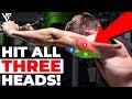Full Tricep Workout for MASSIVE Arms (HIT ALL 3 HEADS!)