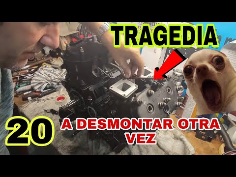 20 TRAGEDIA😤A DESMONTAR🛠️ Regular polea y válvulas de escape YPVS Yamaha RD500