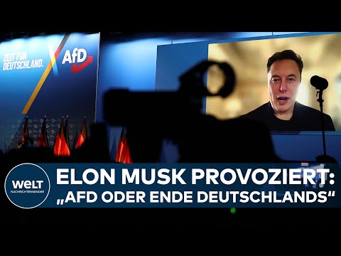 Video Thumbnail: ELON MUSK PROVOZIERT: „Entweder Deutschland wählt AfD oder es ist das Ende Deutschlands.“