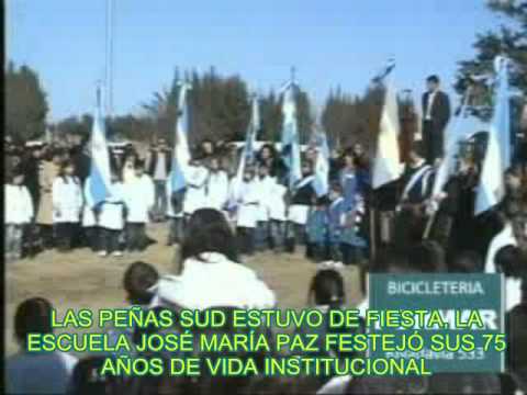 LAS PEÑAS SUD ESTUVO DE FIESTA, LA ESCUELA JOSÉ MARÍA PAZ FESTEJÓ SUS 75 AÑOS DE VIDA INSTITUCIONAL  RADIO IMAGEN