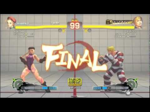 SSF4:AE Kindevu (Cammy/Viper) vs Sasaki (Cody) Endless Matches