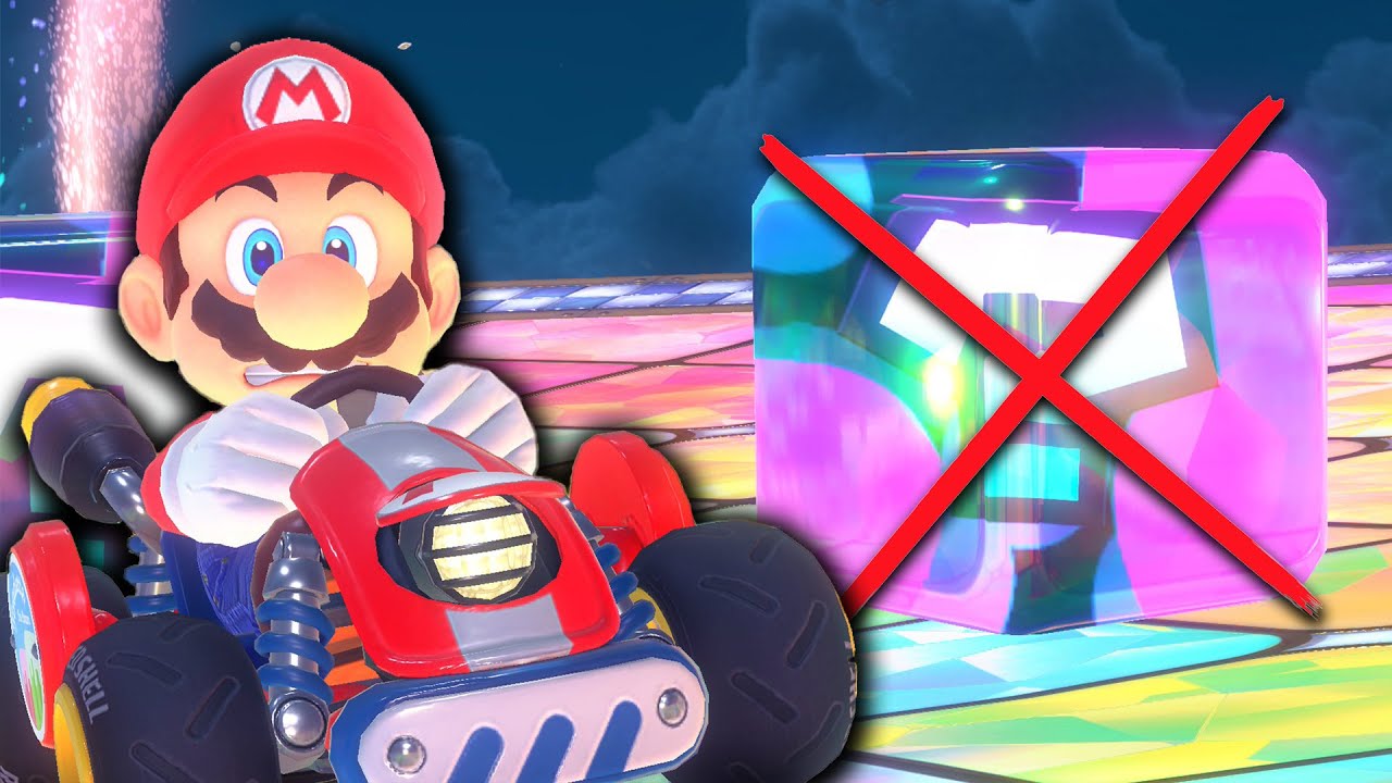 Can I win Mario Kart WITHOUT HITTING AN ITEM BOX?