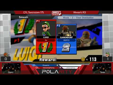 CFL Smackdown 175 WiiU - Duffo (Link) vs Tintin (Luigi) - Winners R3
