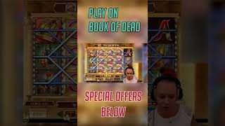 Big win on Book of Dead slot #bigwin #bookofdead