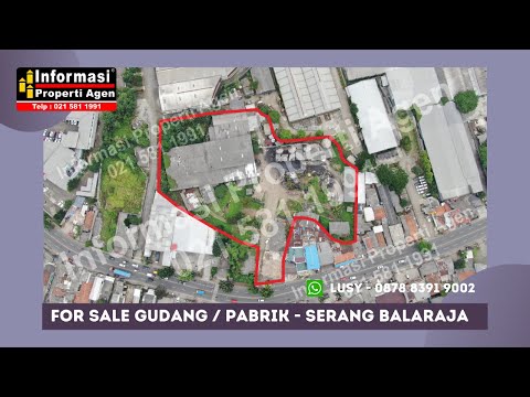 Gudang dan lahan  luas  +/-  1 ha LB 1700 m2 SHm