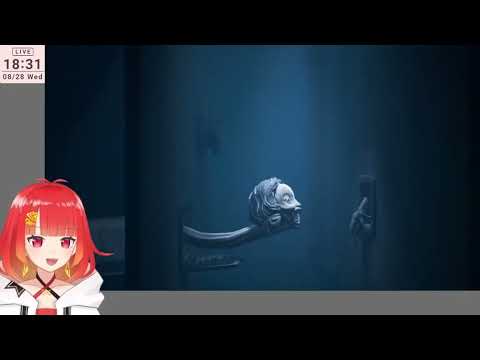 【リトルナイトメア2】お手本のようなホラゲーのリアクションをする女