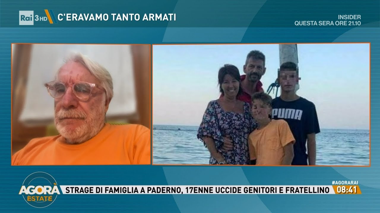Strage familiare di Paderno, l'opinione di Paolo Crepet - Agorà Estate 02/09/2024