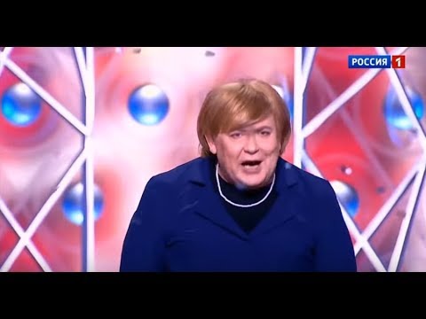 Angela Merkel in russischer TV-Show