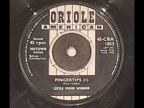 Little Stevie Wonder 'Fingertips I & II' 1963 45 rpm