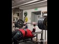 Dead bench press with close grip 175kg 3 reps for 3 sets