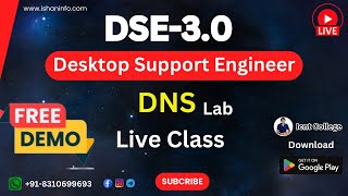 What is DNS || Domain name System T || Lab in Cisco packet tracer || #desktopsupport  in Hindi
