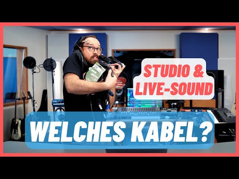 Welches Kabel zum Mikrofone, Gitarre, Keyboard, Lautsprecher anschließen? #klinkekabel #xlrkabel