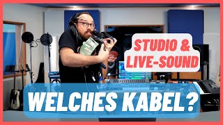 Welches Kabel zum Mikrofone, Gitarre, Keyboard, Lautsprecher anschließen? #klinkekabel #xlrkabel