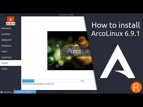How to install ArcoLinux 6.9.1