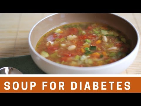 Vegetable Deep Barley Soup For Diabetes Control in...