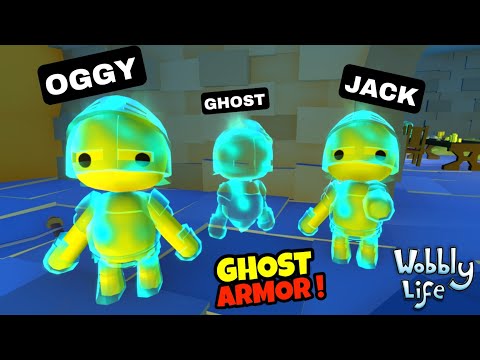 OGGY FOUND THE SECRET GHOST ARMOR IN WOBBLY LIFE!
