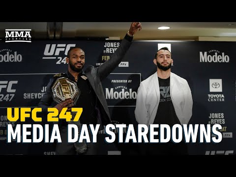 UFC 247 Media Day Staredowns - MMA Fighting