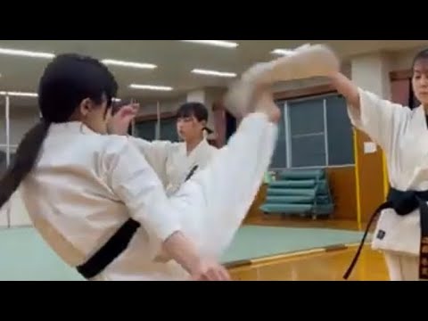 #極真空手 試合で倒す#前蹴り#kyokushin#空手 #karate