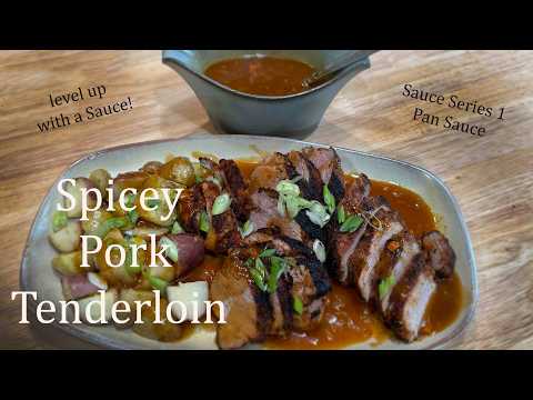 Spicy Cajun Pork Tenderloin with Pan Sauce
