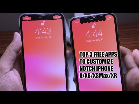 *NEW* BEST 3 Apps To Customize iPhone X/XR/Xs/Max Notch (No Jailbreak)