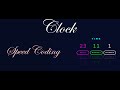 Digital Clock Using HTML CSS Speed Coding Learning Tutorial New Channel Name Update