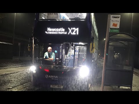 *ESSENTIAL TRAVEL* Rather Sluggish: Arriva North East 7546 (YX17NNV) Dennis Trident 2/Enviro 400 MMC