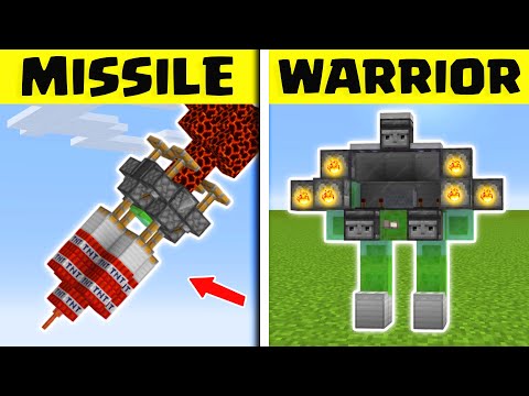 TOP 5 EPIC War Redstone Builds in Minecraft!