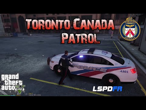 GTA 5 LSPDFR - Toronto Canada Style of Patrol
