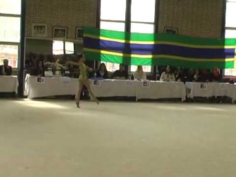 Sarah Rostom Rhythmic Gymnastics 2007 Egyptian Nationals under 11 rope