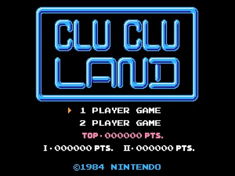 NES Longplay [1053] Clu Clu Land