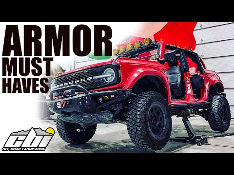 BEST Ford Bronco ROCK SLIDERS