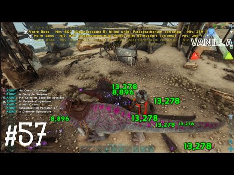 ARK Vanilla - Ep57 Taming de gacha et Osd rouge !