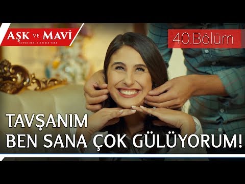 Aşk ve Mavi 40.Bölüm - Pembe, Safiye ve Mavi’nin taklidini yapıyor!