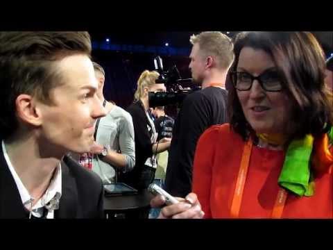 Melodifestivalen 2012: David Lindgren interview (2012-03-09)