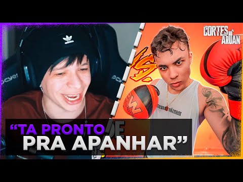 ARUAN REAGE A COMECEI A TREINAR PRA LUTAR CONTRA O ARUAN!! (BRUNO BARRETO) - Cortes do Aruan