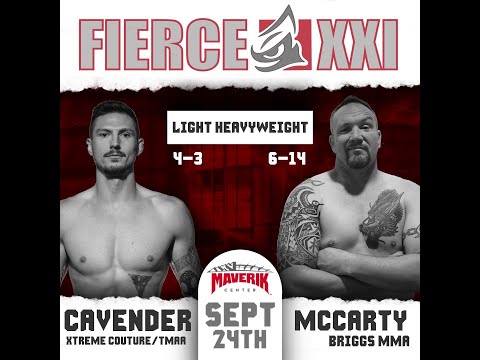 Zac Cavender vs Randy McCarty - Fierce Fighting Championship 21