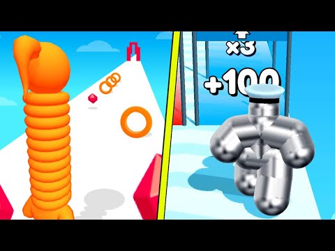 💚 💙 Long Neck Run Vs Tall Man Run New Big Update All Levels Gameplay Walkthrough