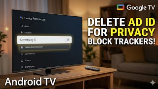 How to Delete Advertising ID for Privacy on Google TV Android TV OS 14