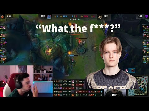Midbeast Reacts To PCE Babip Being Turret Dove By LPL Fiora!!