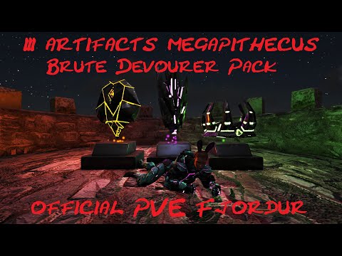 Ark Official PVE: Getting Megapithecus artifacts; Brute - Devourer - Pack / Fjordur