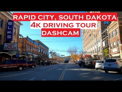 Rapid City, South Dakota | 4k Driving Tour | Dashcam