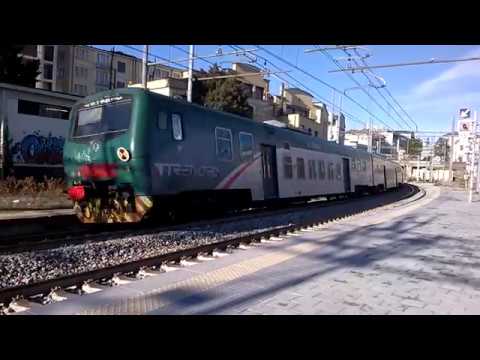 E464 200+8 piano ribassato Trenord - Monza 28/12/2017