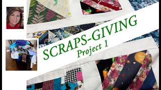 ♻️ 😇  Charity Quilt 1 from Scraps ✂️ ♻️ | QUILTING FOR GOOD | Scrapbuster